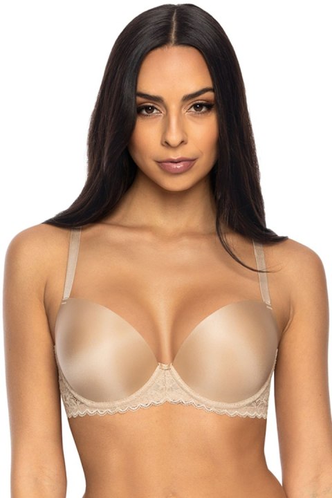Biustonosz push up Biustonosz Push-up Model 0155/11/1 Jennifer II Beige - Mat Biustonosz push up Biustonosz Push-up Model 0155/11/1 Jennifer II Beige - Mat