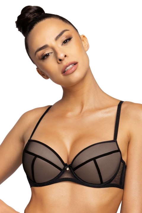 Biustonosz push up Biustonosz Push-up Model 0193/11/1 Aggie Black - Mat Biustonosz push up Biustonosz Push-up Model 0193/11/1 Aggie Black - Mat