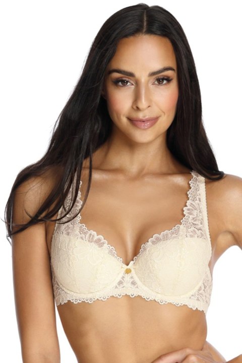 Biustonosz push up Biustonosz Usztywniany Model 053/22 Carmela Cream - Mat Biustonosz push up Biustonosz Usztywniany Model 053/22 Carmela Cream - Mat