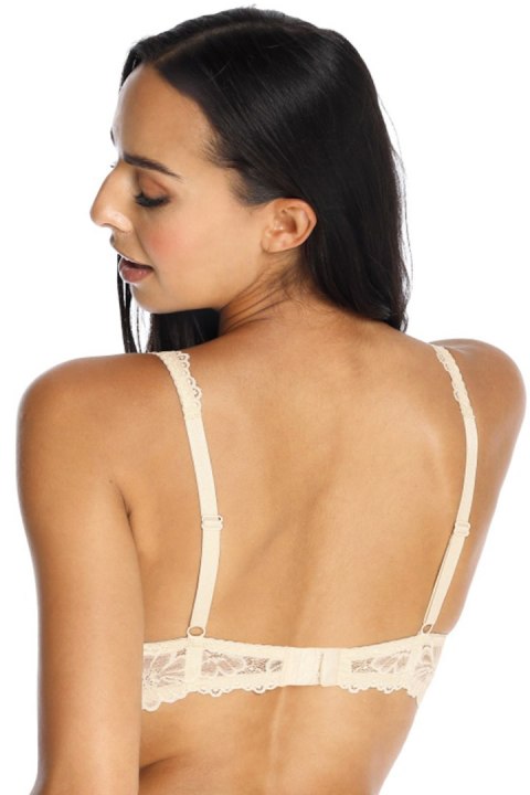 Biustonosz push up Biustonosz Usztywniany Model 053/22 Carmela Cream - Mat Biustonosz push up Biustonosz Usztywniany Model 053/22 Carmela Cream - Mat
