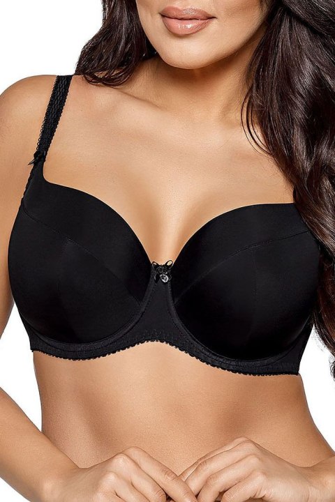 Biustonosz push up Biustonosz Usztywniany Model 1263 Black - Ava Biustonosz push up Biustonosz Usztywniany Model 1263 Black - Ava