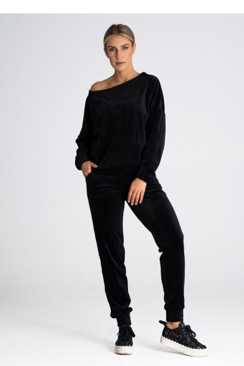 Bluza Damska Model M968 Black - Figl Bluza Damska Model M968 Black - Figl