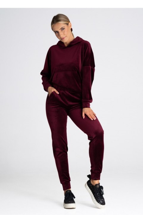 Bluza Damska Model M969 Bordo - Figl Bluza Damska Model M969 Bordo - Figl