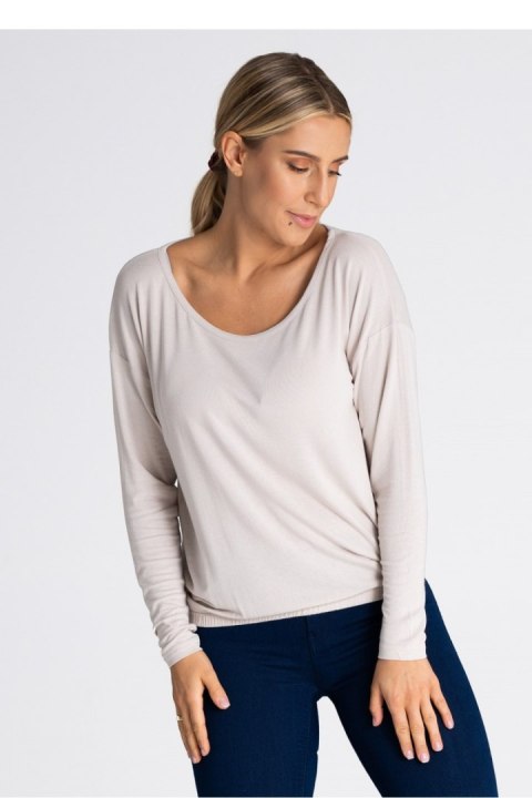Bluzka Model M981 Beige - Figl Bluzka Model M981 Beige - Figl