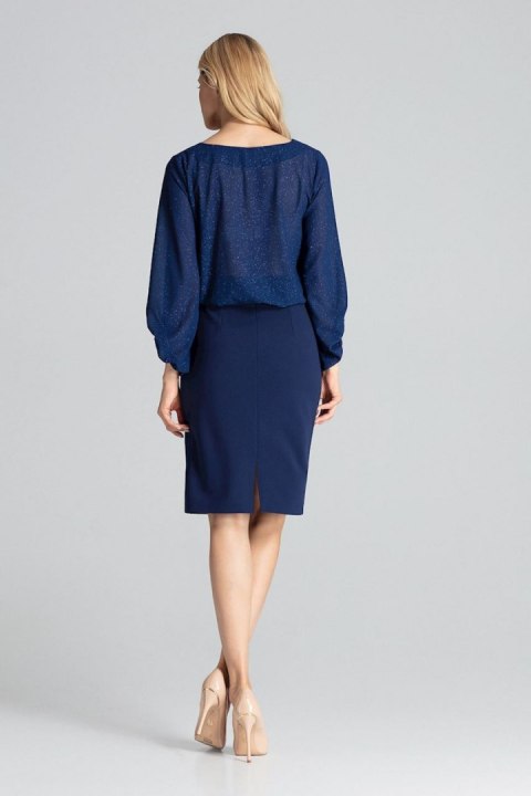 Spódnica Model M688 Navy - Figl Spódnica Model M688 Navy - Figl