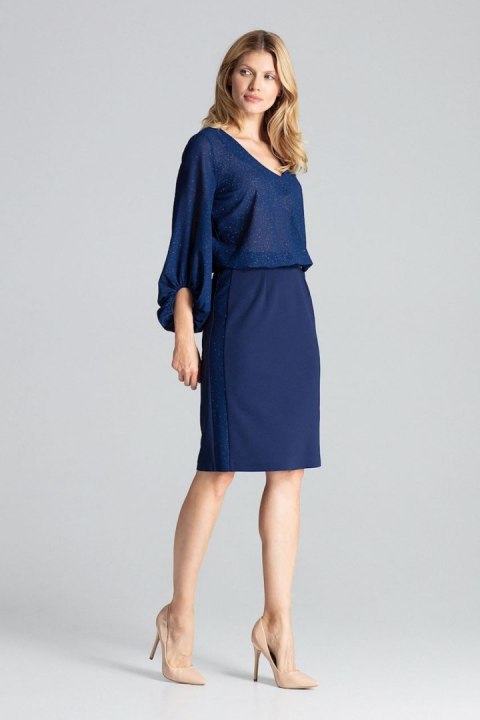 Spódnica Model M688 Navy - Figl Spódnica Model M688 Navy - Figl
