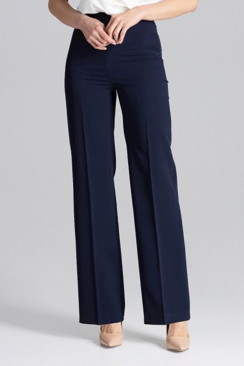 Spodnie Damskie Model M657 Navy - Figl Spodnie Damskie Model M657 Navy - Figl