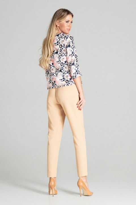 Spodnie Damskie Model M696 Beige - Figl Spodnie Damskie Model M696 Beige - Figl