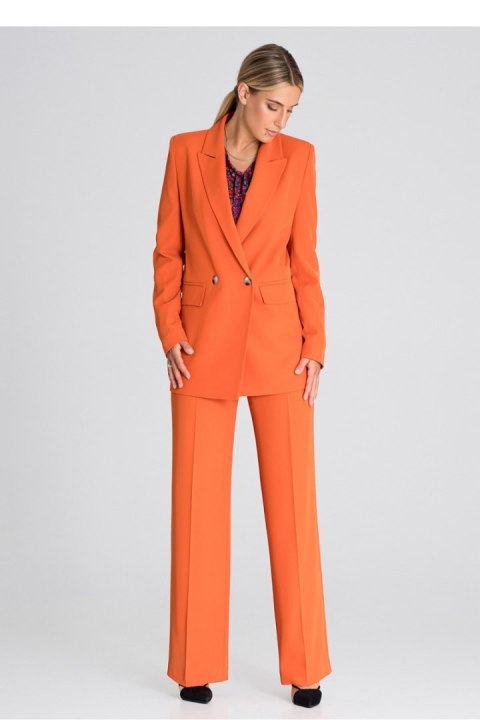 Spodnie Damskie Model M949 Orange - Figl Spodnie Damskie Model M949 Orange - Figl