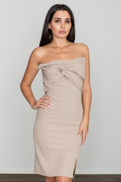 Sukienka Model M571 Beige - Figl Sukienka Model M571 Beige - Figl