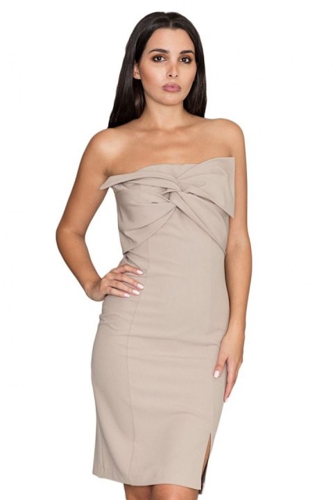 Sukienka Model M571 Beige - Figl Sukienka Model M571 Beige - Figl