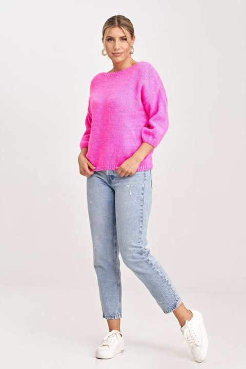Sweter Damski Model M993 Pink - Figl Sweter Damski Model M993 Pink - Figl