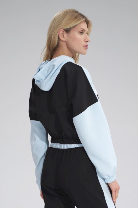 Bluza Damska Model M757 Black/Blue - Figl Bluza Damska Model M757 Black/Blue - Figl