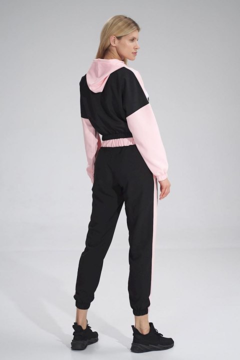 Bluza Damska Model M757 Black/Pink - Figl Bluza Damska Model M757 Black/Pink - Figl