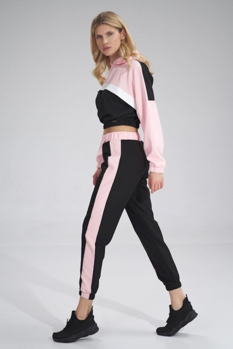 Bluza Damska Model M757 Black/Pink - Figl Bluza Damska Model M757 Black/Pink - Figl