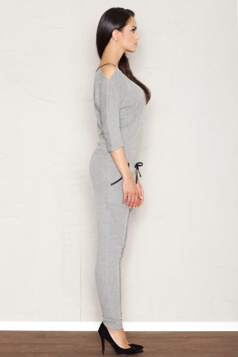 Kombinezon Damski Model 356 Dark Grey - Figl Kombinezon Damski Model 356 Dark Grey - Figl
