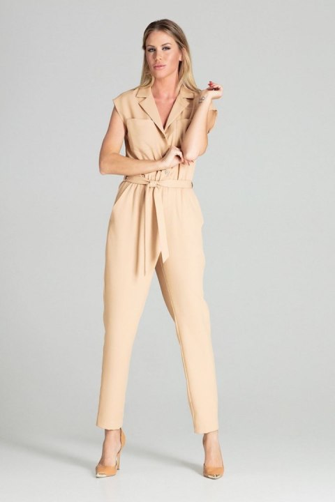 Kombinezon Damski Model M695 Beige - Figl Kombinezon Damski Model M695 Beige - Figl