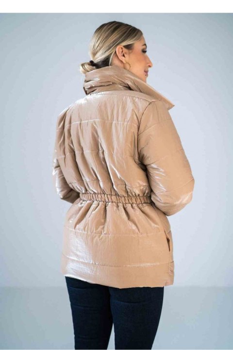 Kurtka Damska Model M933 Beige - Figl Kurtka Damska Model M933 Beige - Figl