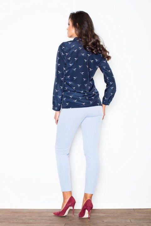Spodnie Damskie Model 293 Blue - Figl Spodnie Damskie Model 293 Blue - Figl