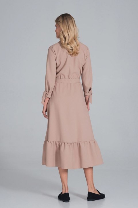 Sukienka Model M840 Beige - Figl Sukienka Model M840 Beige - Figl