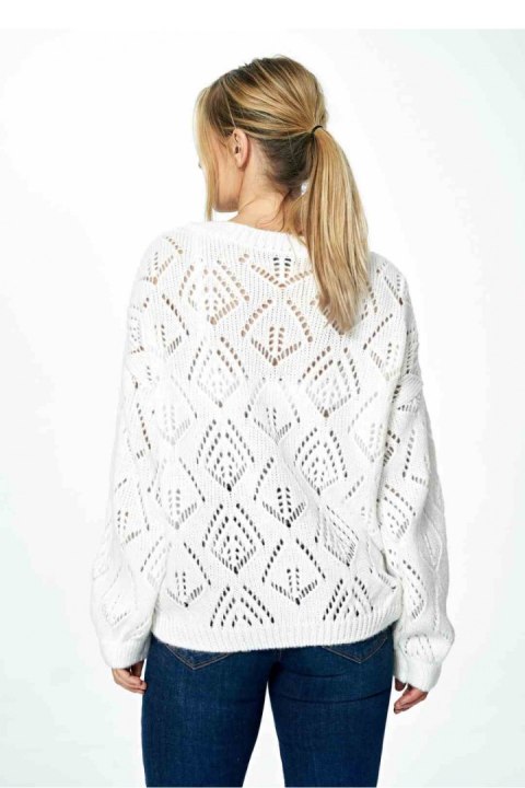 Sweter Damski Model M887 Ecru - Figl Sweter Damski Model M887 Ecru - Figl