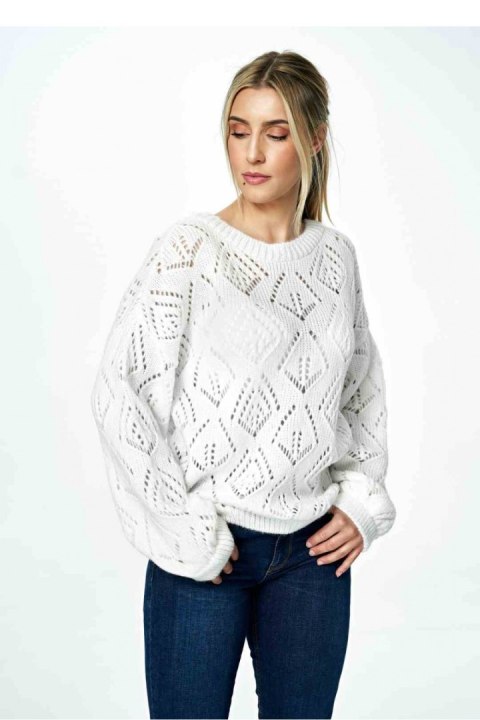 Sweter Damski Model M887 Ecru - Figl Sweter Damski Model M887 Ecru - Figl