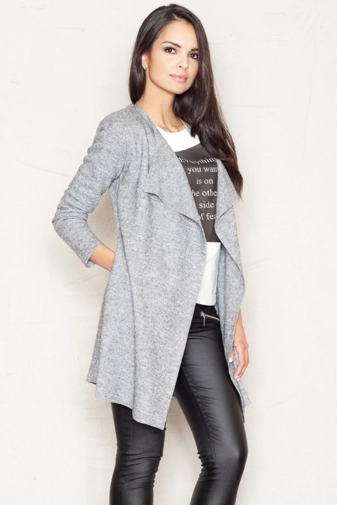 Bluza Damska Model 330 Grey - Figl Bluza Damska Model 330 Grey - Figl