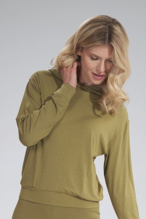 Bluza Damska Model M770 Light Oliwka - Figl Bluza Damska Model M770 Light Oliwka - Figl