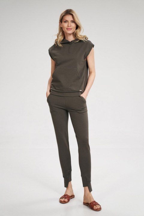 Bluza Damska Model M802 Olive - Figl Bluza Damska Model M802 Olive - Figl