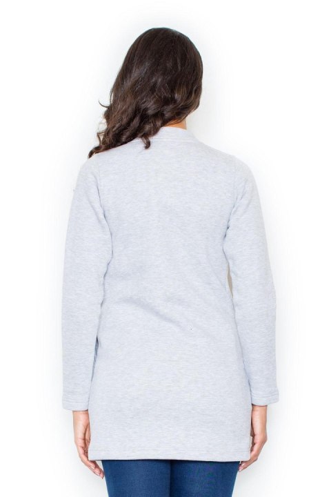Kurtka Damska Model 336 Grey - Figl Kurtka Damska Model 336 Grey - Figl
