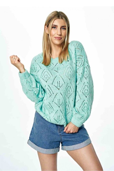 Sweter Damski Model M887 Mint - Figl Sweter Damski Model M887 Mint - Figl