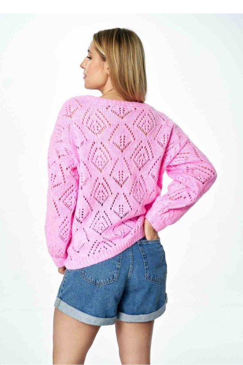 Sweter Damski Model M887 Pink - Figl Sweter Damski Model M887 Pink - Figl