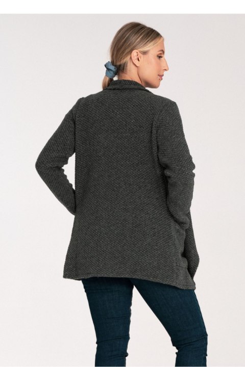Sweter Kardigan Model M1043 Dark Grey - Figl Sweter Kardigan Model M1043 Dark Grey - Figl