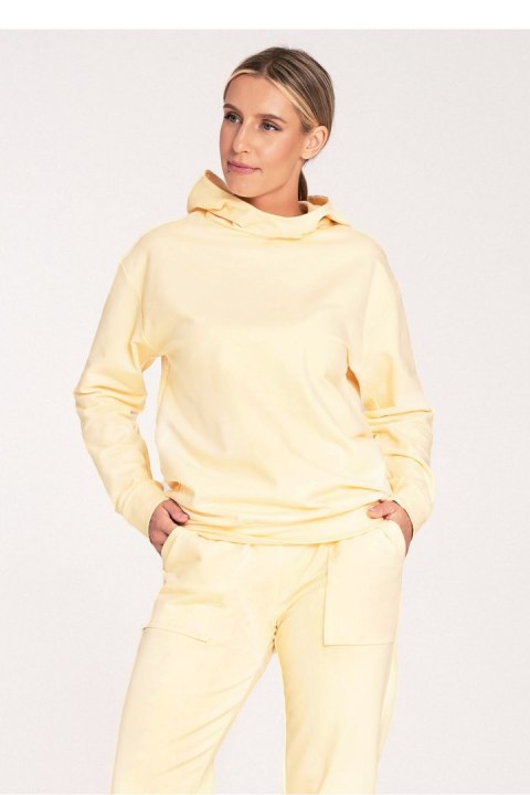 Bluza Damska Model M1034 Yellow - Figl Bluza Damska Model M1034 Yellow - Figl