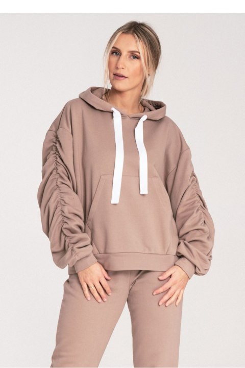Bluza Damska Model M1055 Beige - Figl Bluza Damska Model M1055 Beige - Figl