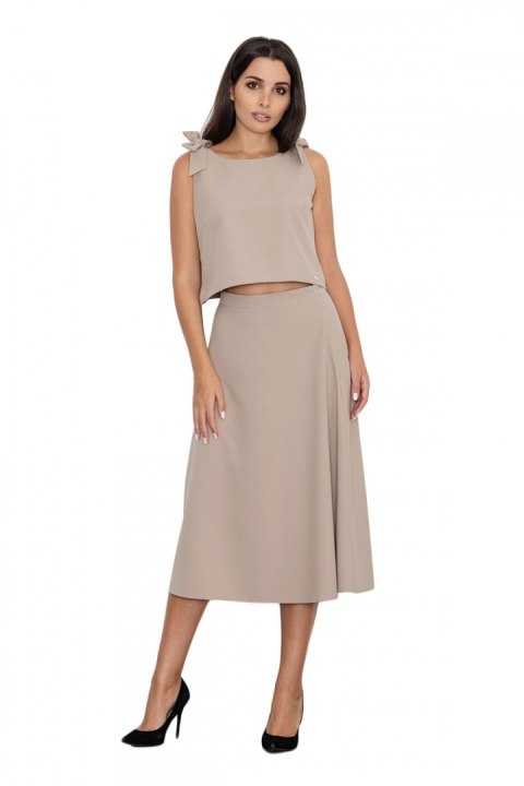 Spódnica Komplet Model M578 Beige - Figl Spódnica Komplet Model M578 Beige - Figl