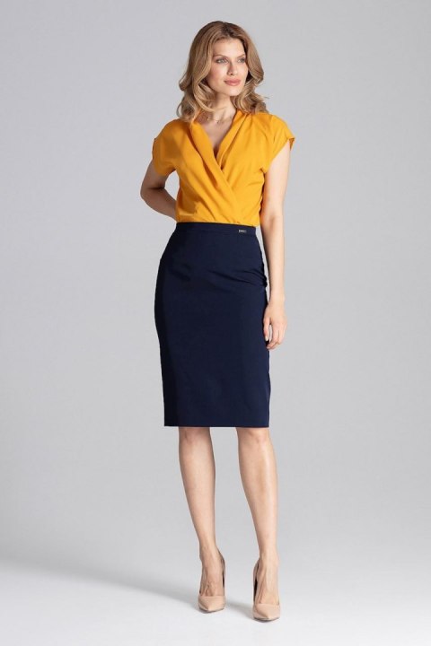 Spódnica Model M658 Navy - Figl Spódnica Model M658 Navy - Figl