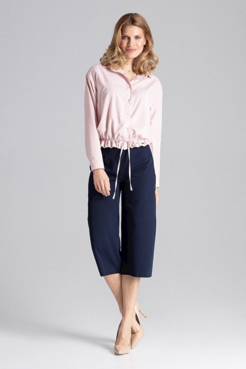 Spodnie Damskie Model M655 Navy - Figl Spodnie Damskie Model M655 Navy - Figl