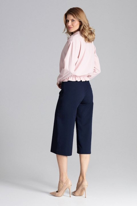 Spodnie Damskie Model M655 Navy - Figl Spodnie Damskie Model M655 Navy - Figl