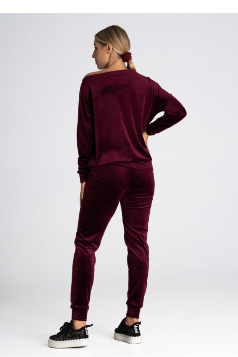 Spodnie Dresowe Model M965 Bordo - Figl Spodnie Dresowe Model M965 Bordo - Figl