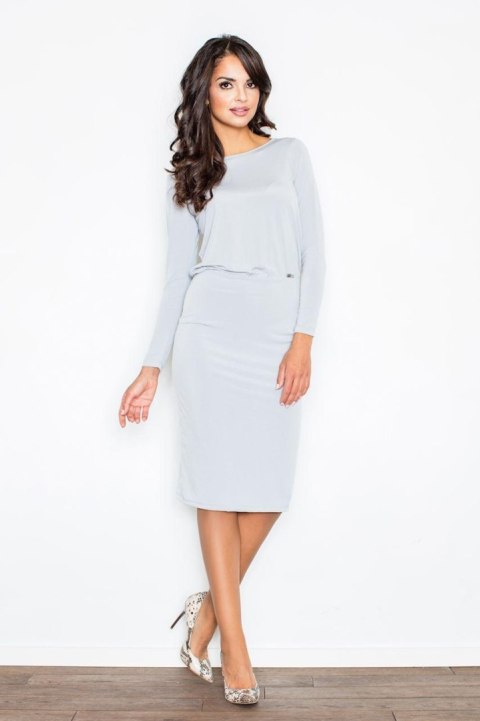 Sukienka Model 326 Grey - Figl Sukienka Model 326 Grey - Figl