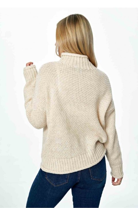 Sweter Damski Model M886 Beige - Figl Sweter Damski Model M886 Beige - Figl
