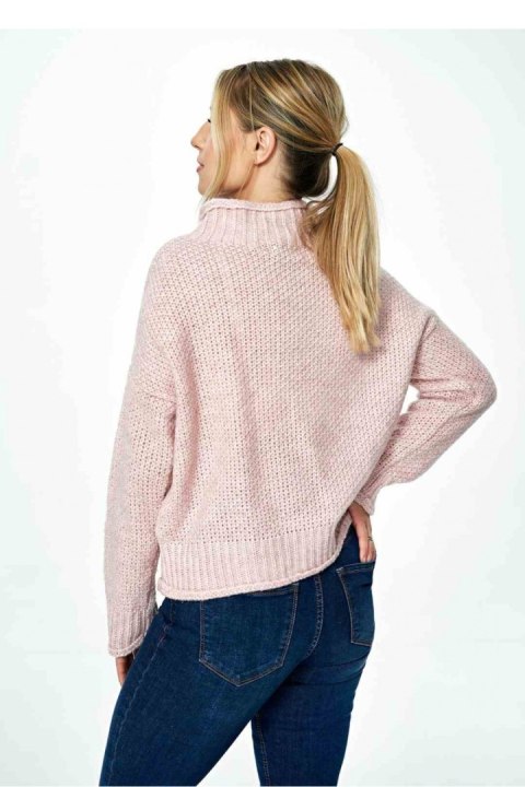 Sweter Damski Model M886 Light Pink - Figl Sweter Damski Model M886 Light Pink - Figl