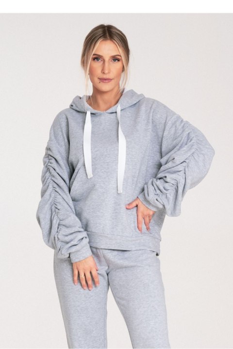 Bluza Damska Model M1055 Grey - Figl Bluza Damska Model M1055 Grey - Figl
