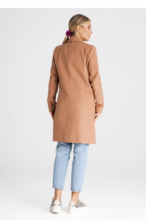 Płaszcz Damski Model M989 Beige - Figl Płaszcz Damski Model M989 Beige - Figl