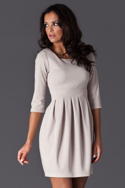 Sukienka Model 122 Beige - Figl Sukienka Model 122 Beige - Figl