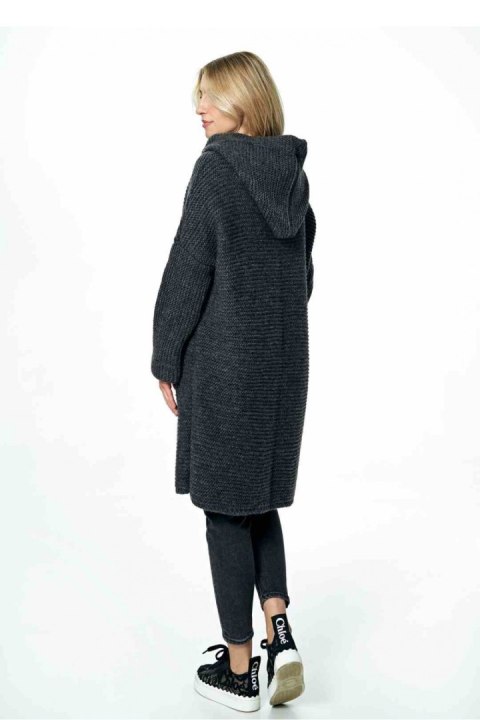 Sweter Kardigan Model M884 Dark Grey - Figl Sweter Kardigan Model M884 Dark Grey - Figl