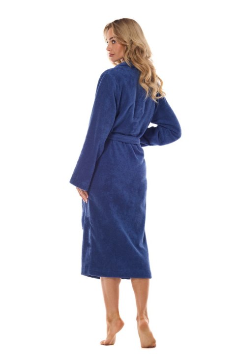Szlafrok Cotton Long 2408 Navy - L&L collection Szlafrok Cotton Long 2408 Navy - L&L collection