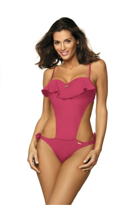 Jednoczęściowy strój kąpielowy Kostium kąpielowy Model Carmen Rose Pink M-468 Dirty Pink - Marko Jednoczęściowy strój kąpielowy Kostium kąpielowy Model Carmen Rose Pink M-468 Dirty Pink - Marko