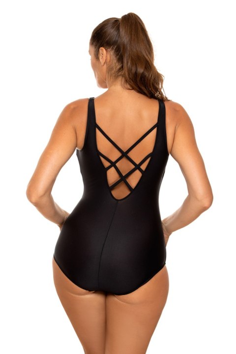 Jednoczęściowy strój kąpielowy Kostium kąpielowy Model Narin M-669 Black - Marko Jednoczęściowy strój kąpielowy Kostium kąpielowy Model Narin M-669 Black - Marko